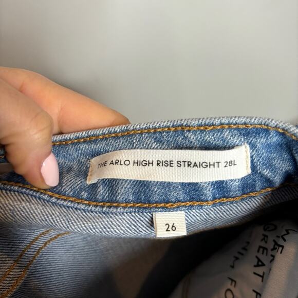 Aritzia Denim Forum The Arlo Hi-Rise Straight Jean - Picture 8 of 9